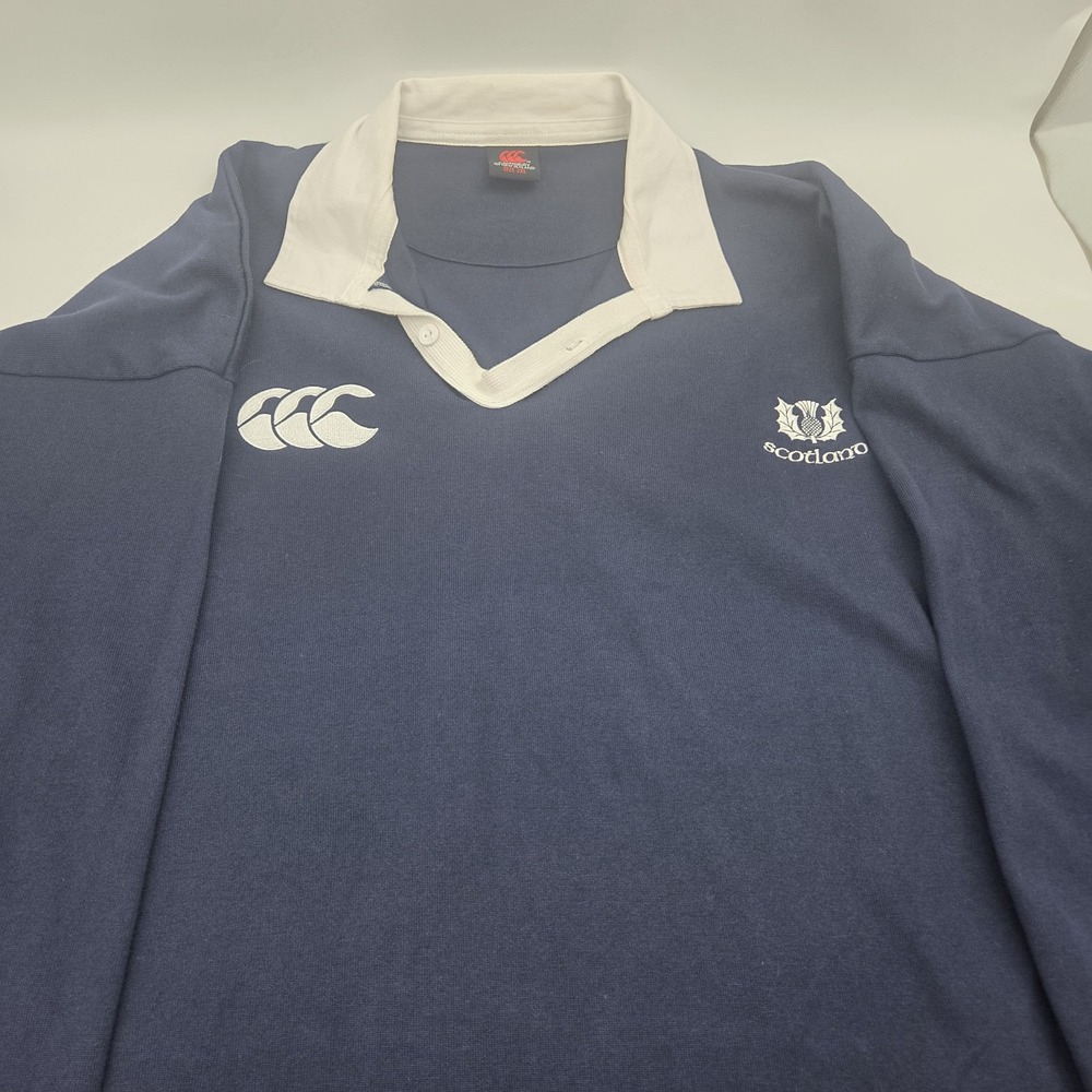 Vintage Scotland Canterbury Rugby Jersey Long Sleeve Shirt Rare Size 3XL XXXL